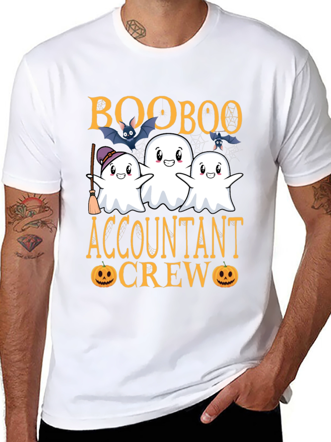 Boo Boo Accountant Crew Halloween T-Shirt