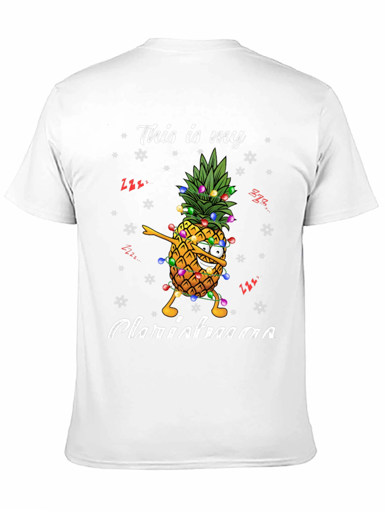 Christmas Pineapple T-Shirt - Festive Holiday Apparel