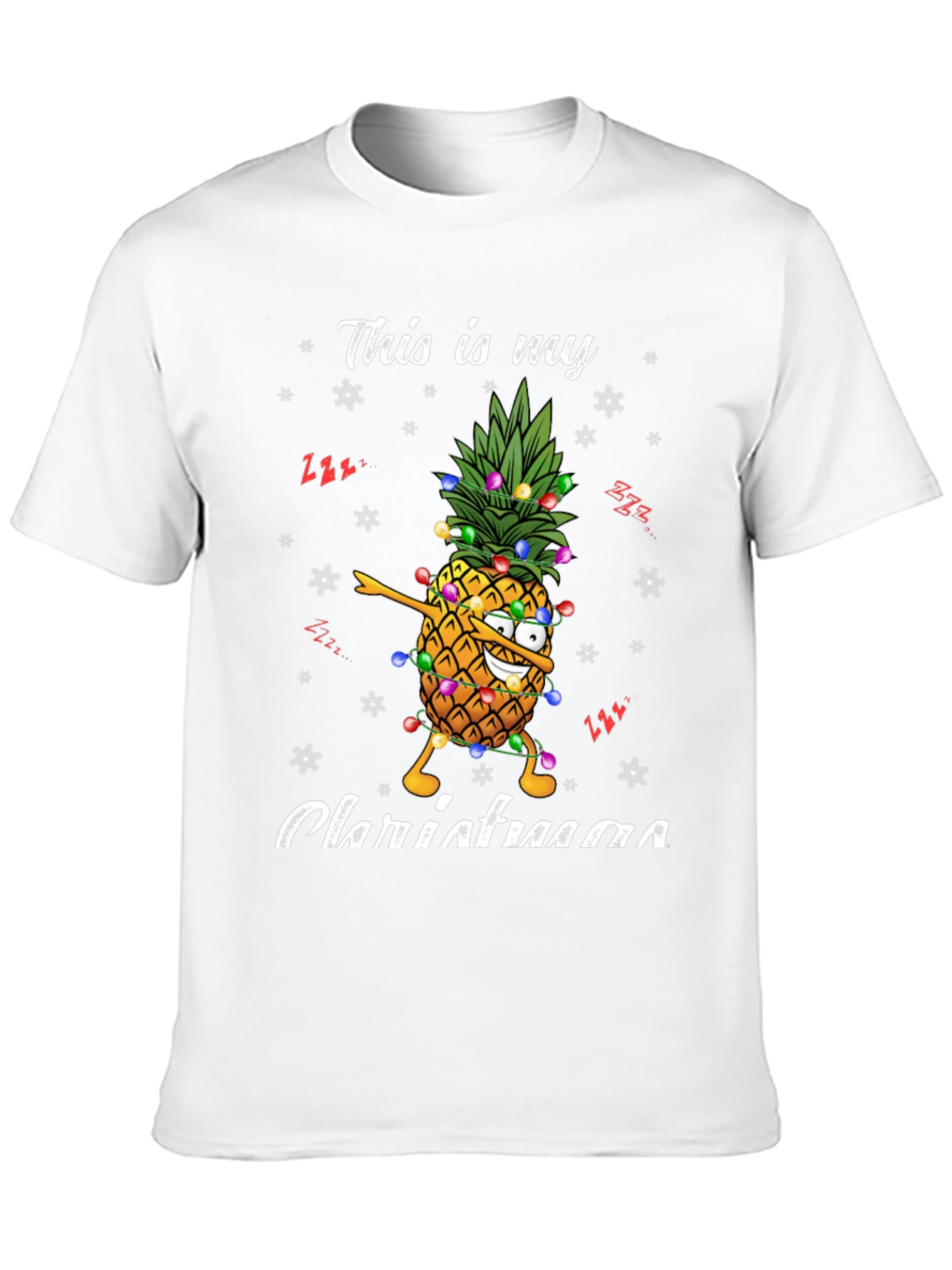 Christmas Pineapple T-Shirt - Festive Holiday Apparel