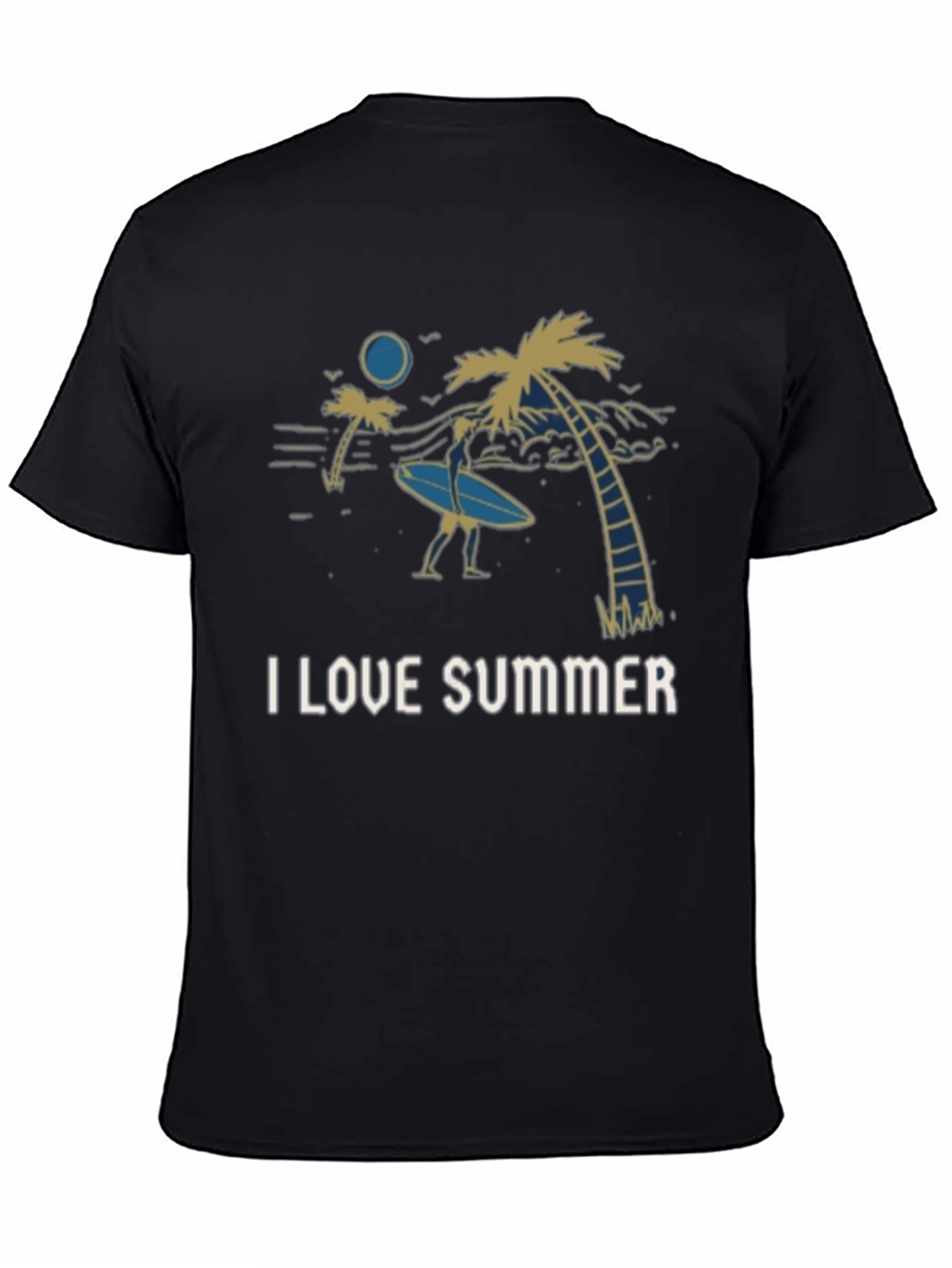 I Love Summer Graphic Tee - Beach Vibes