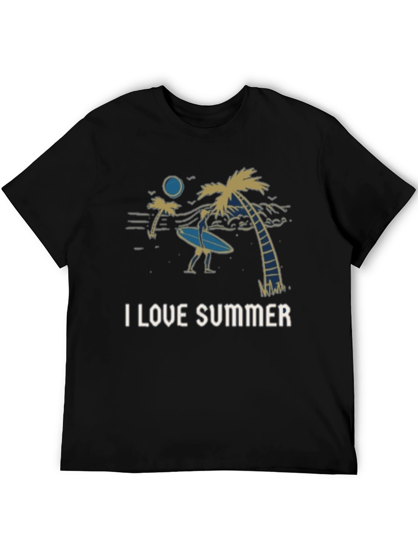 I Love Summer Graphic Tee - Beach Vibes