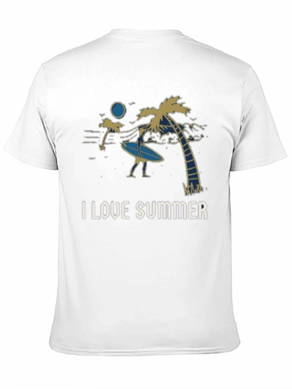 I Love Summer Graphic Tee - Beach Vibes