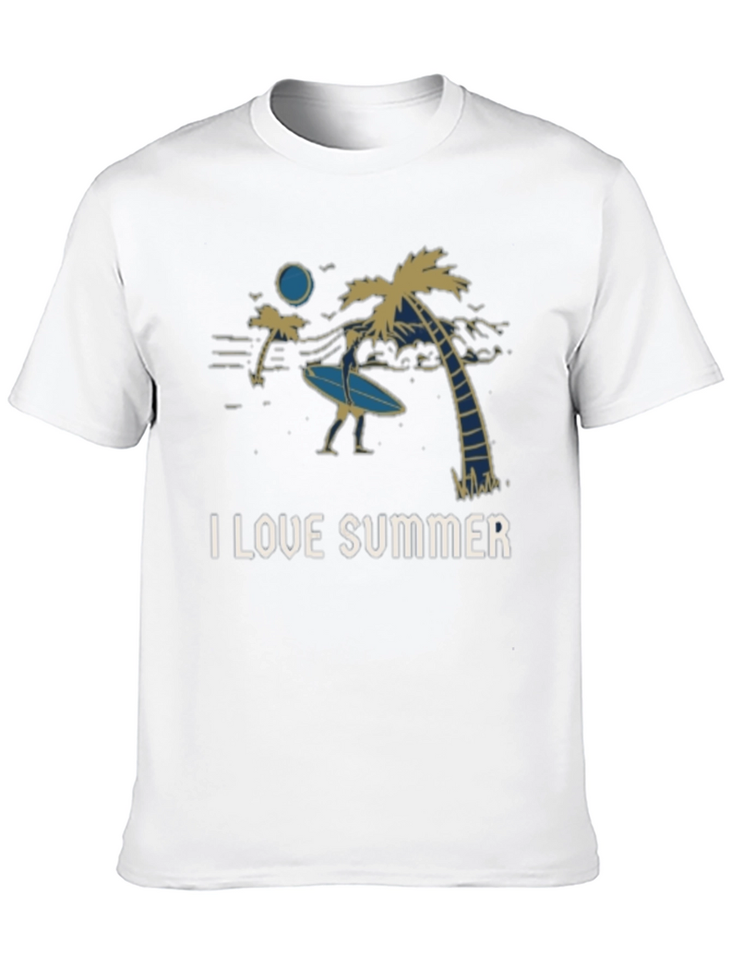 I Love Summer Graphic Tee - Beach Vibes