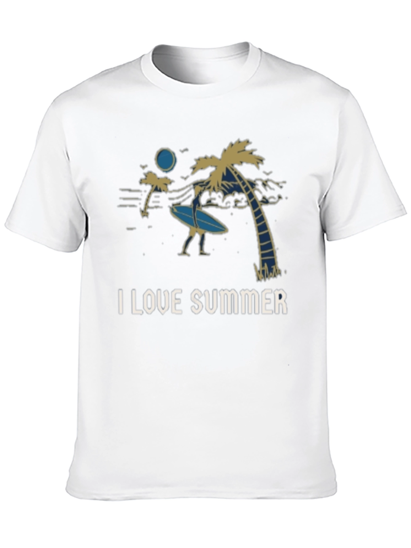 I Love Summer Graphic Tee - Beach Vibes