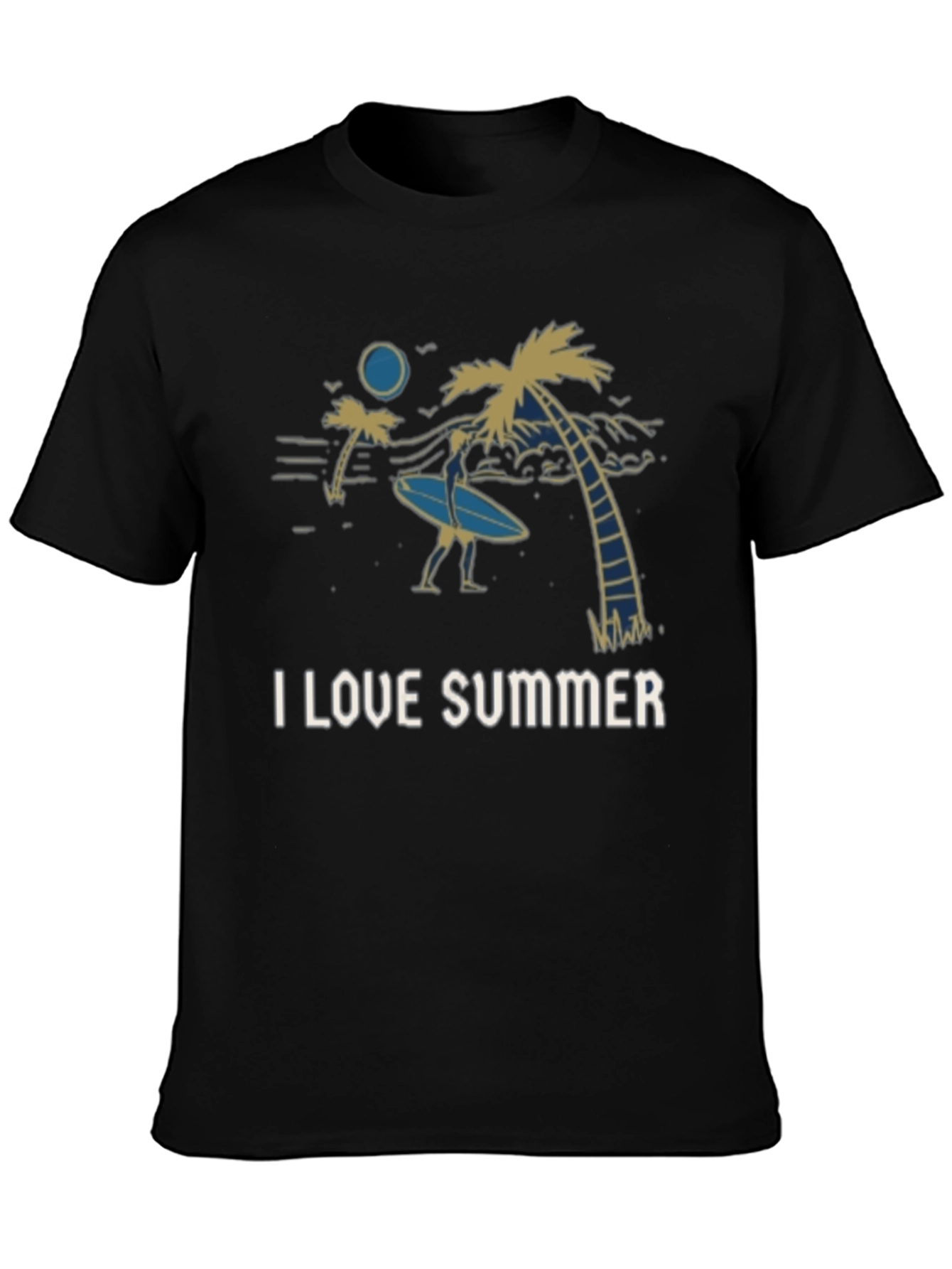 I Love Summer Graphic Tee - Beach Vibes
