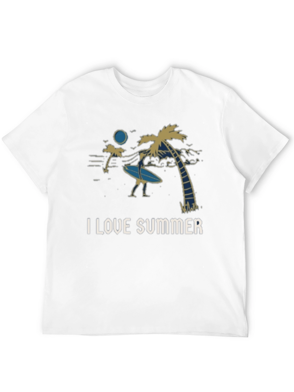 I Love Summer Graphic Tee - Beach Vibes