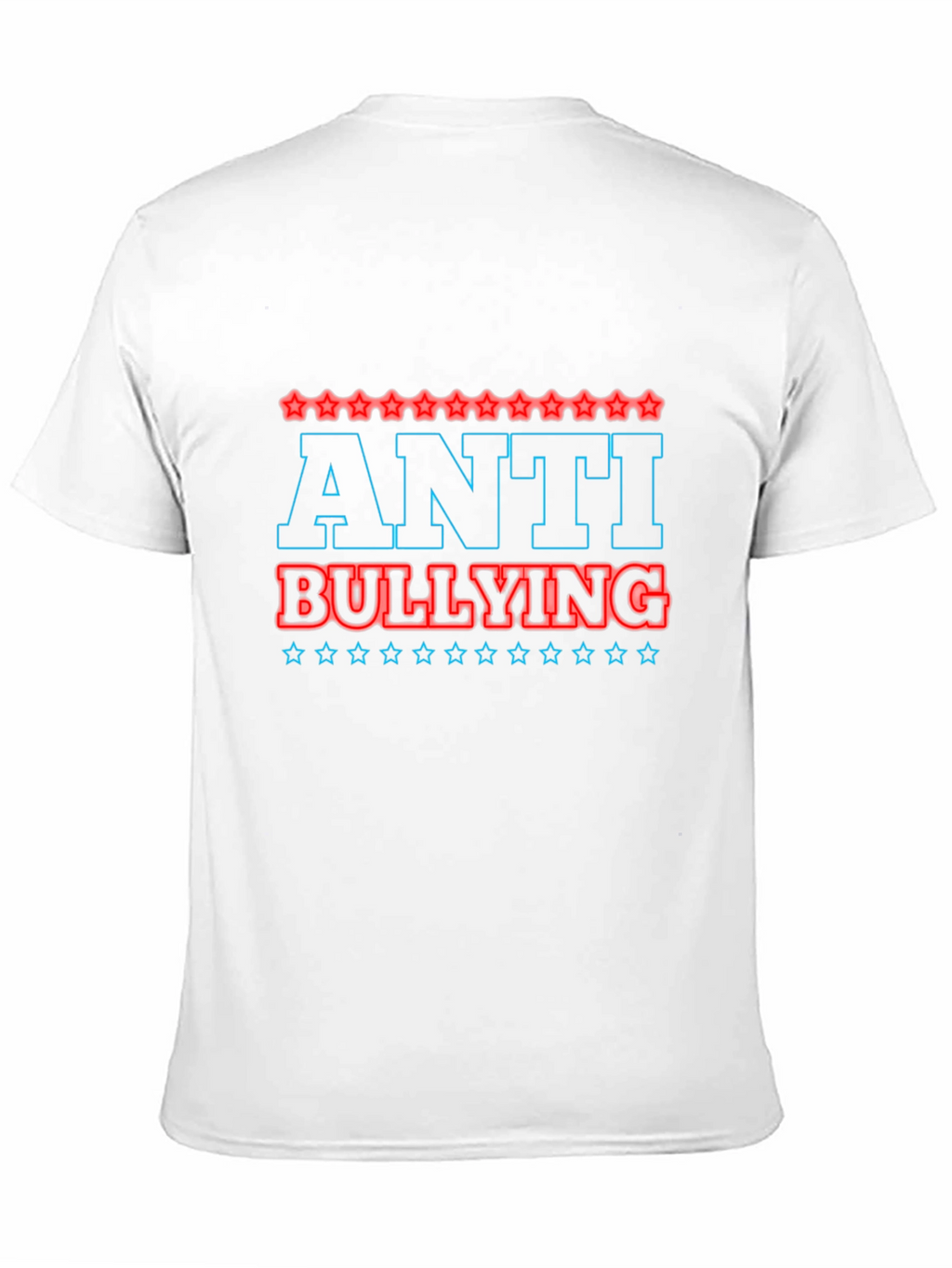 Anti-Bullying Graphic Tee - Black Casual T-Shirt