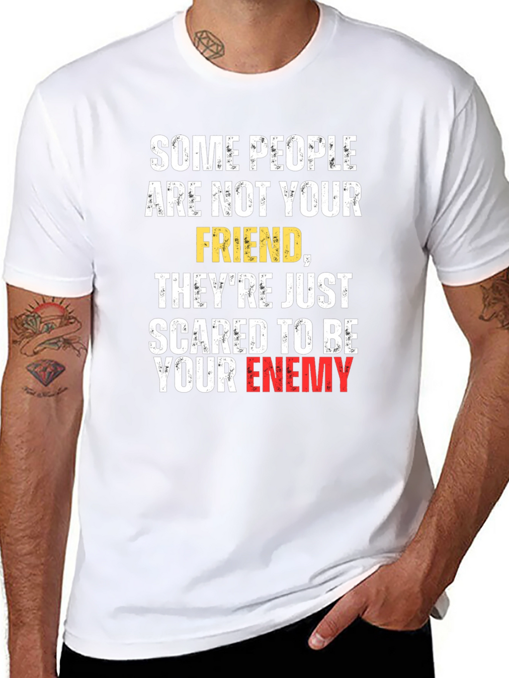 Sarcastic Friend Enemy Graphic Tee