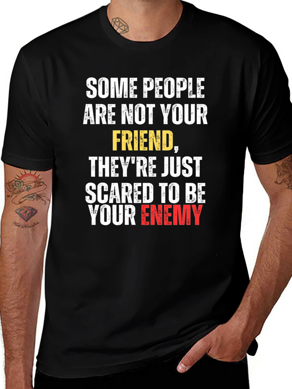 Sarcastic Friend Enemy Graphic Tee