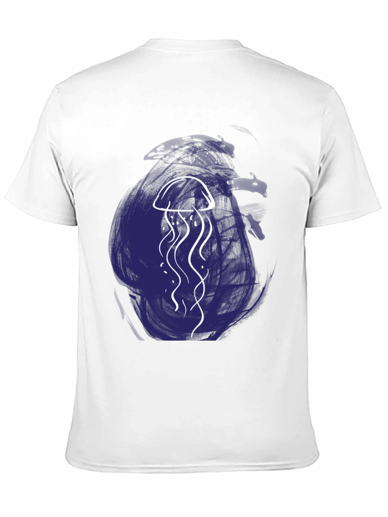 Jellyfish Graphic Tee - Artistic Black T-Shirt