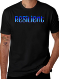 Resilient Black T-Shirt - Stylish Graphic Tee