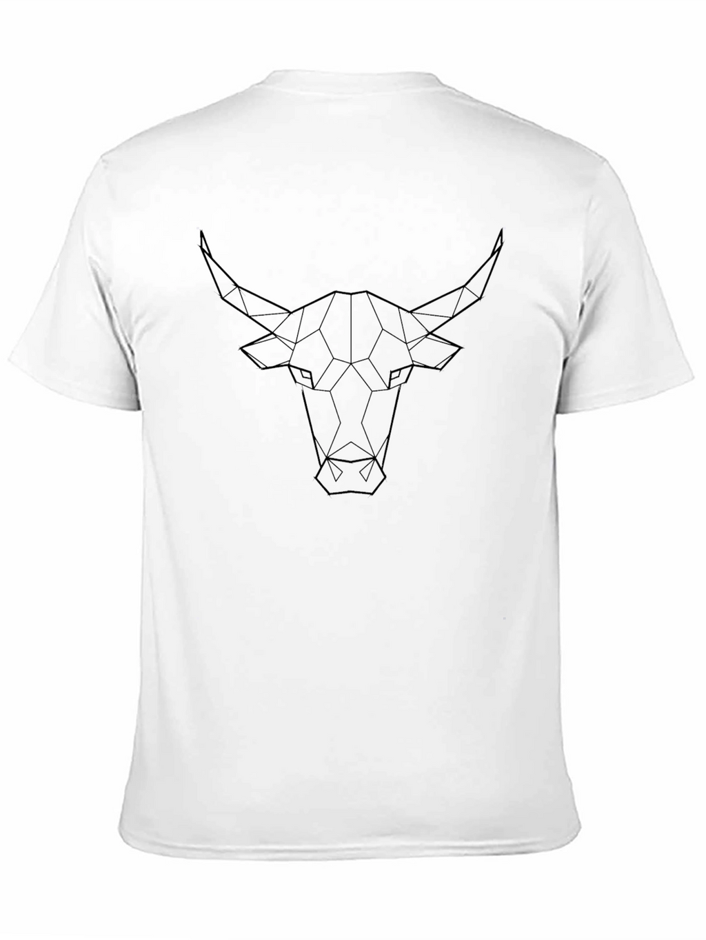 Geometric Bull T-Shirt - Modern Graphic Tee