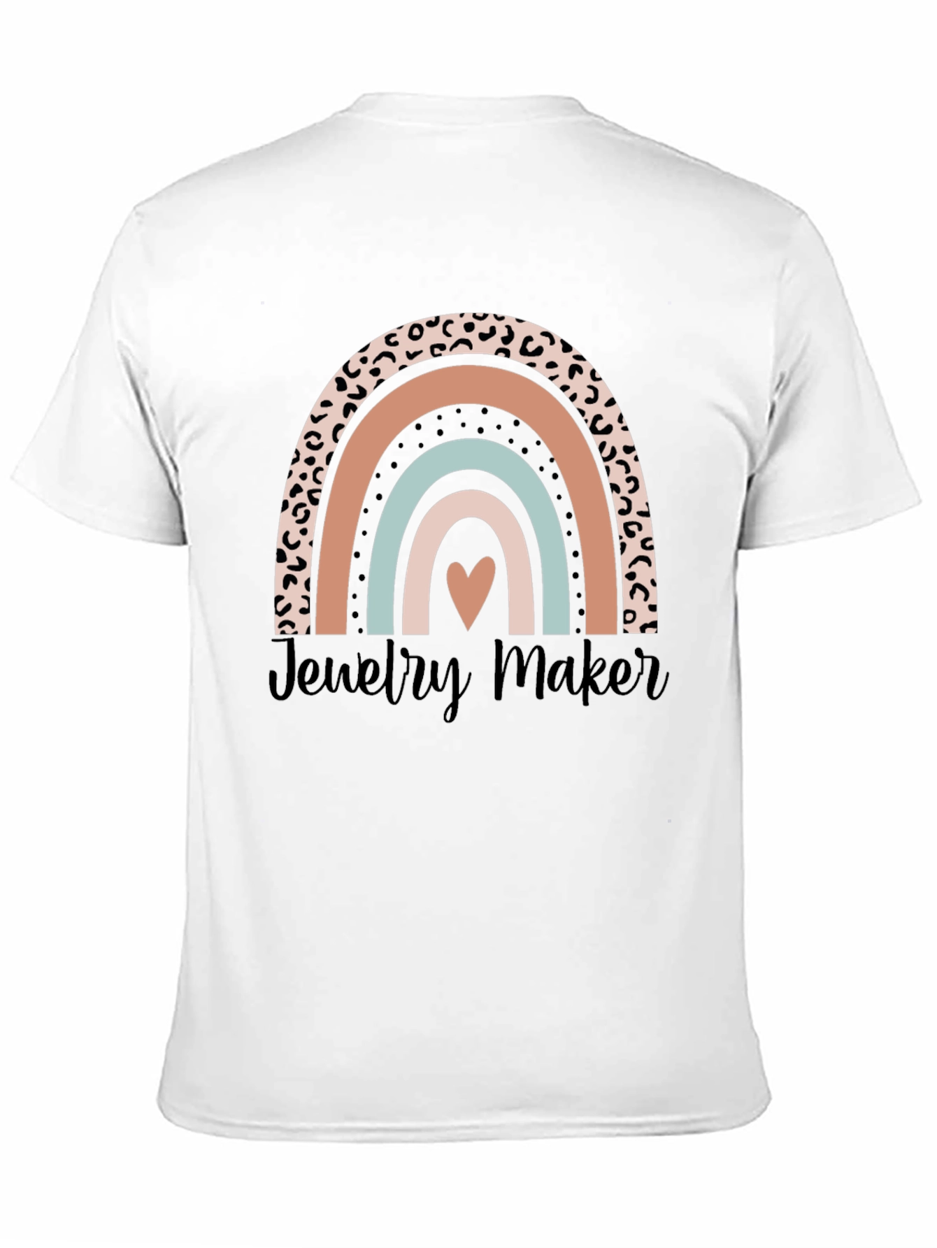Jewelry Maker Leopard Rainbow T-Shirt