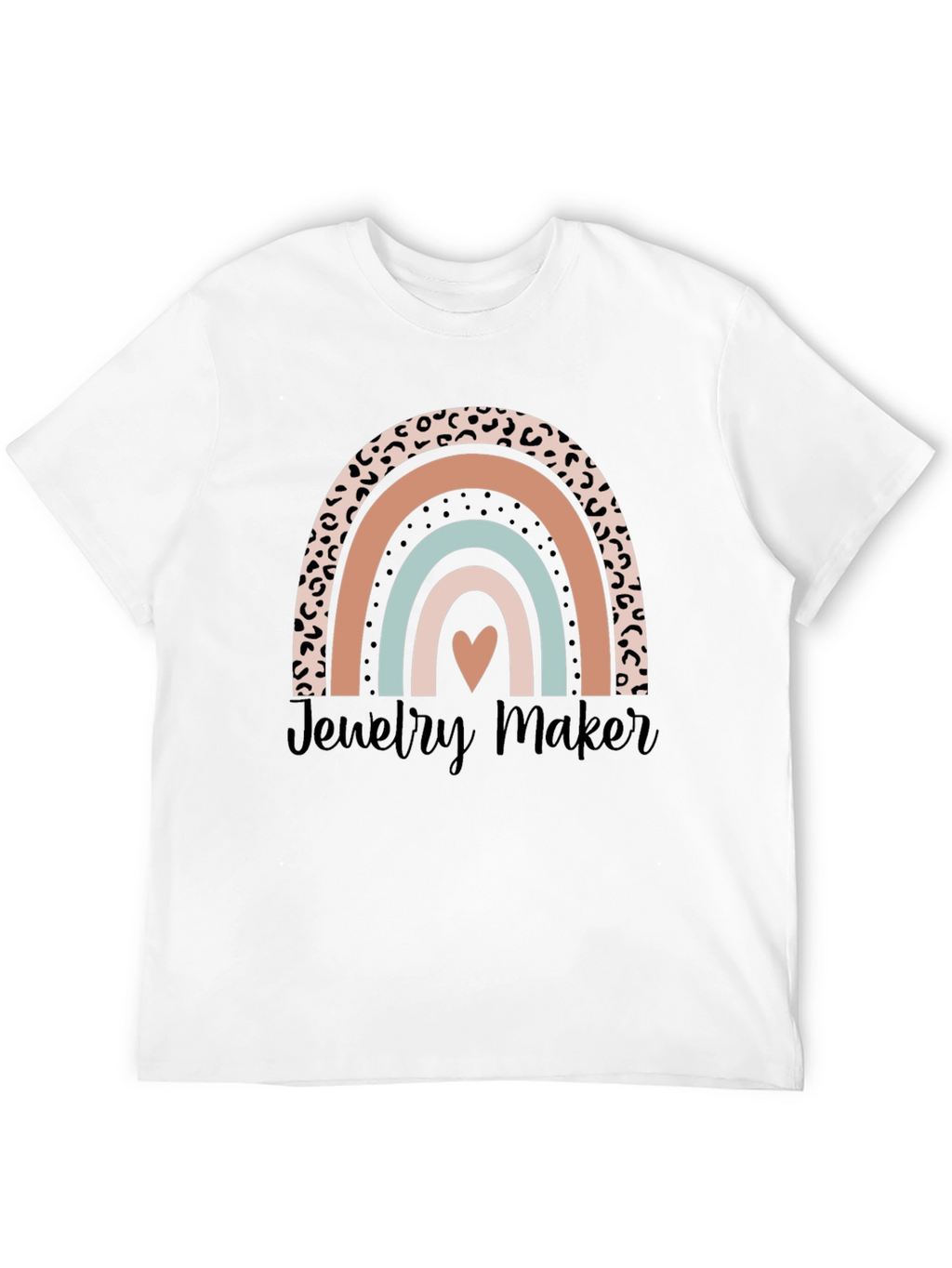 Jewelry Maker Leopard Rainbow T-Shirt