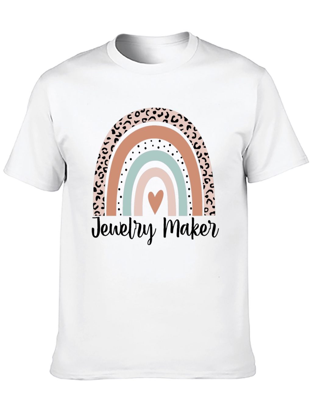 Jewelry Maker Leopard Rainbow T-Shirt