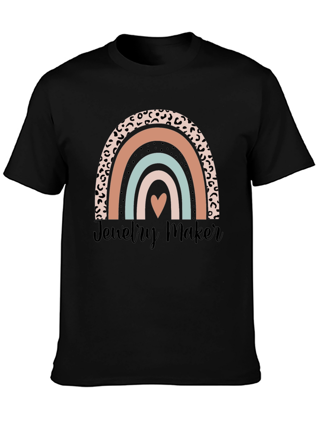 Jewelry Maker Leopard Rainbow T-Shirt