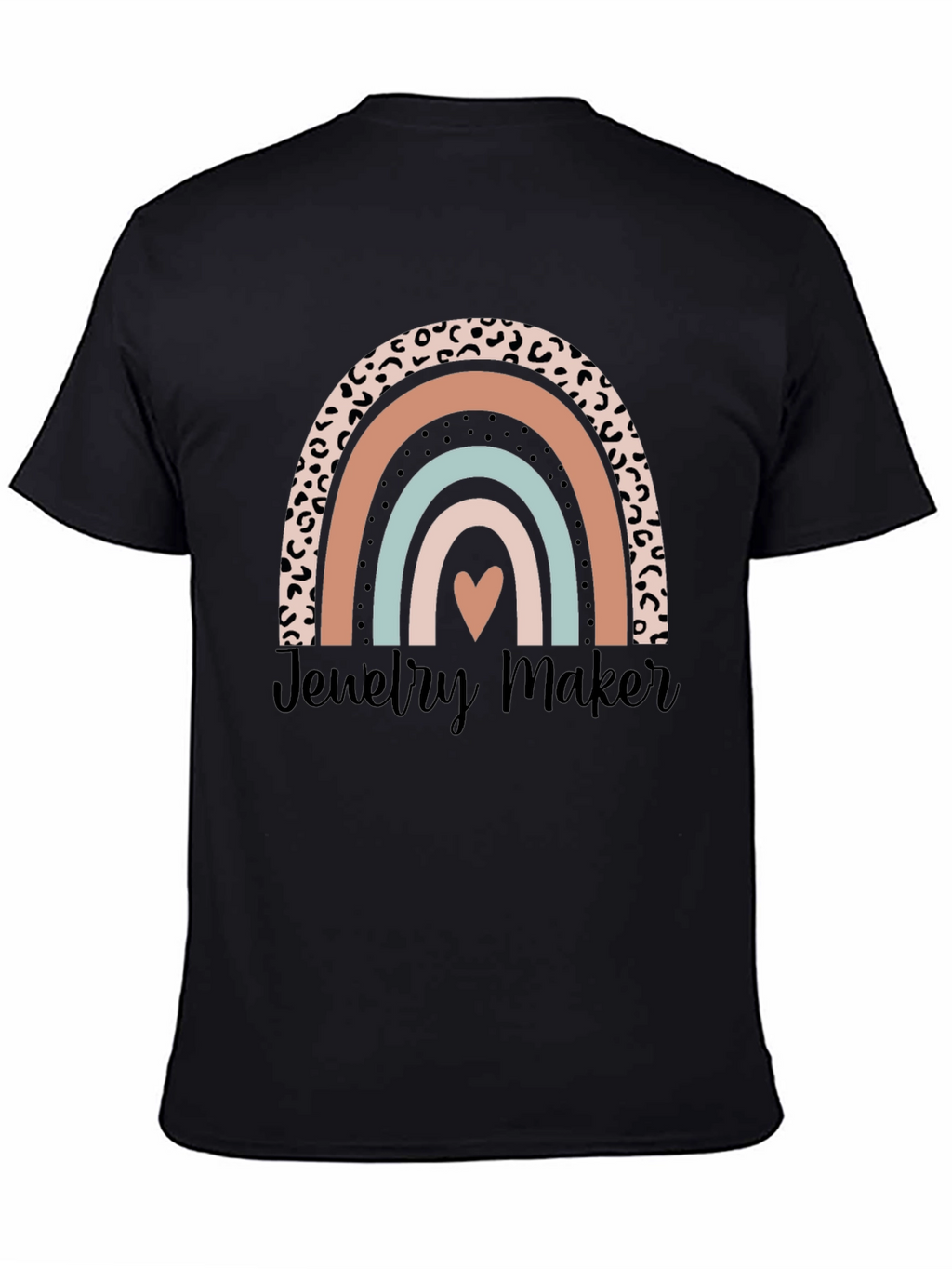 Jewelry Maker Leopard Rainbow T-Shirt