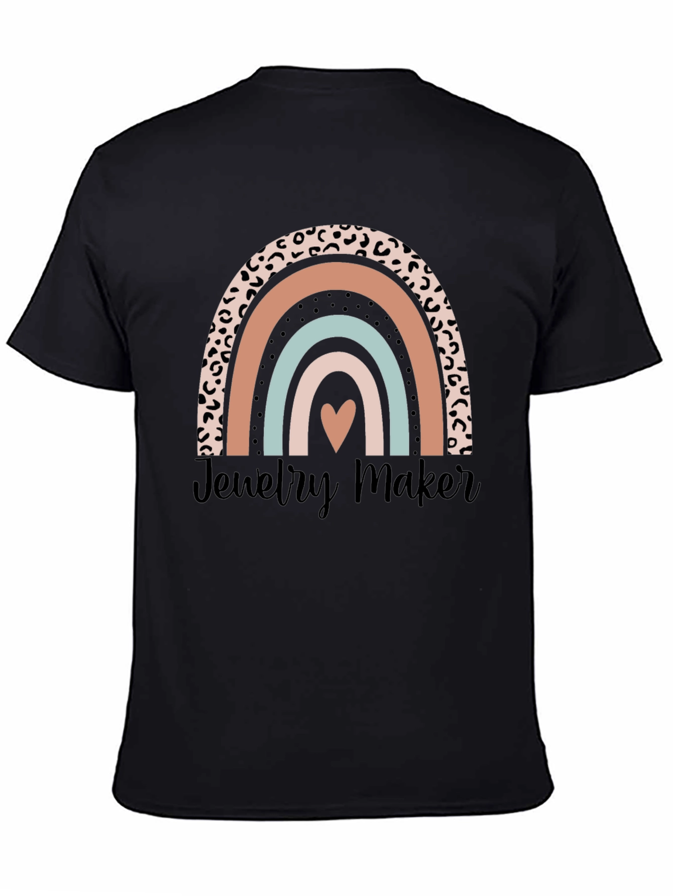 Jewelry Maker Leopard Rainbow T-Shirt