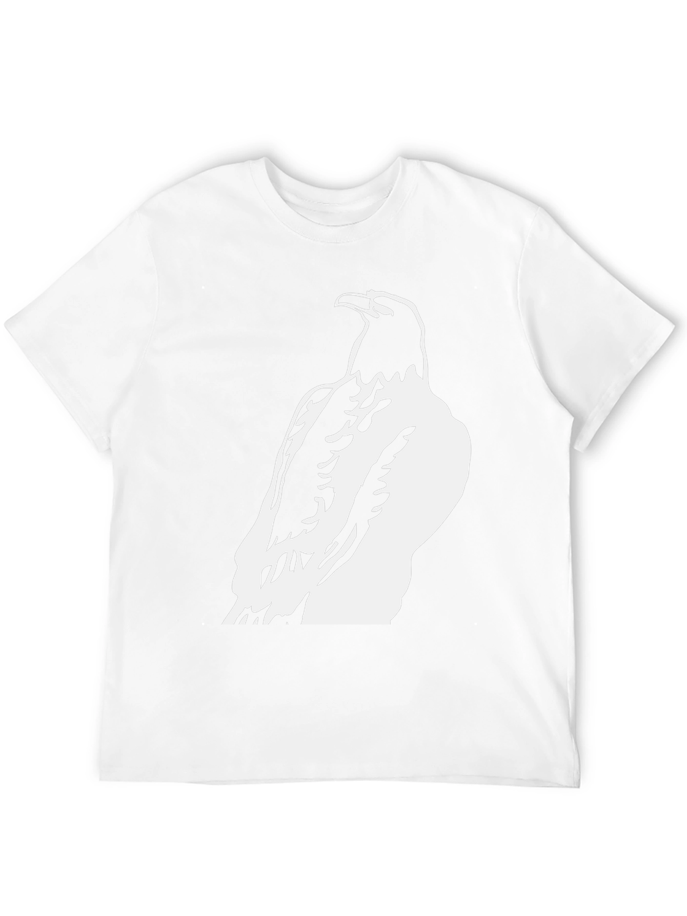 Raven Graphic Tee - Black Cotton Blend Casual Wear