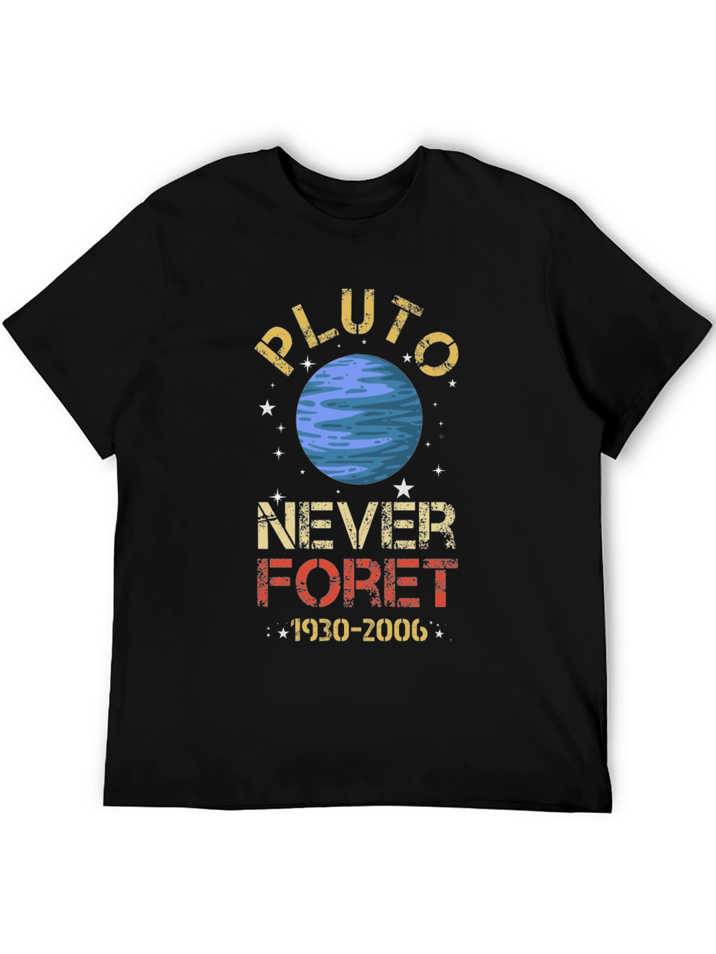 Pluto Never Forget Graphic Tee