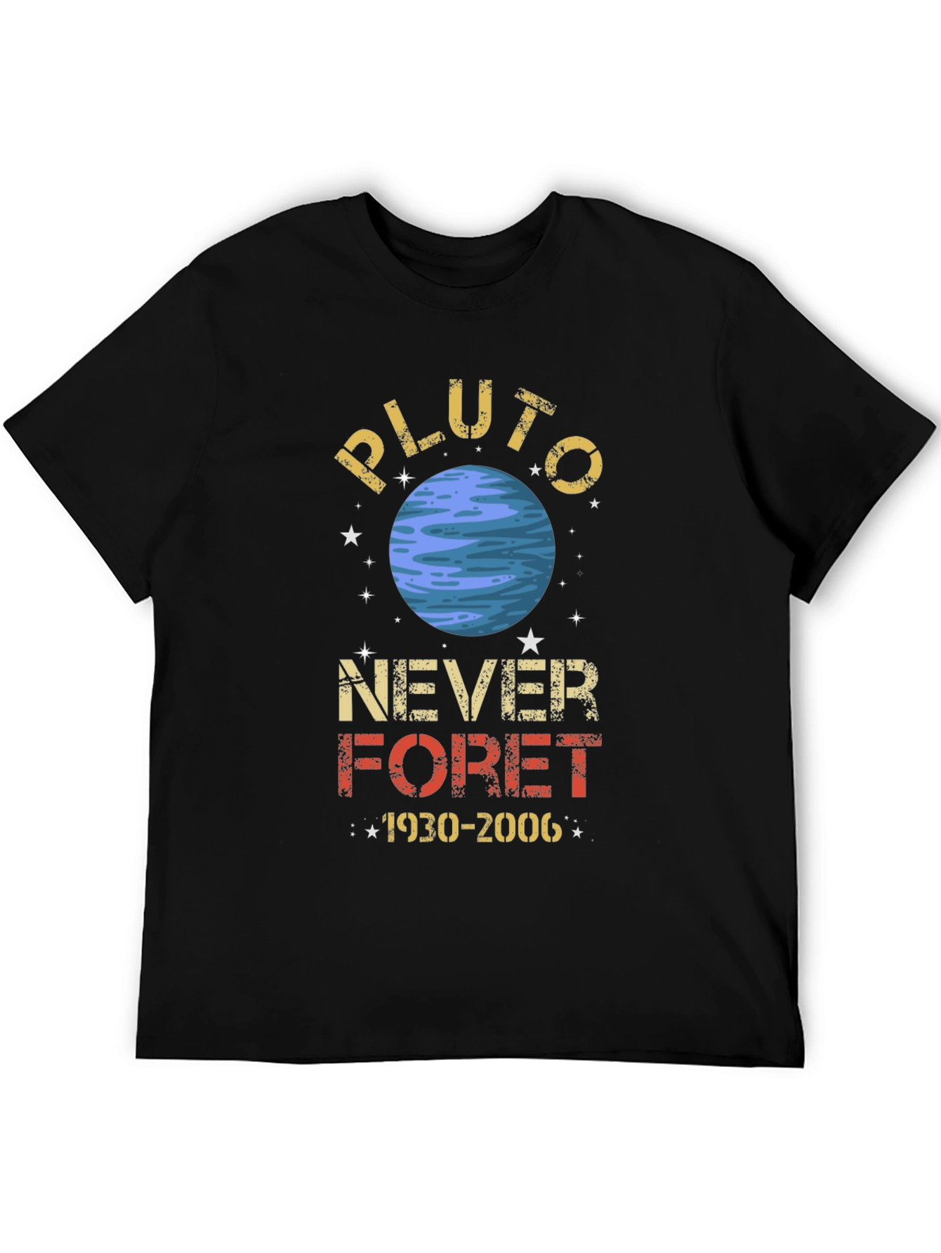 Pluto Never Forget Graphic Tee