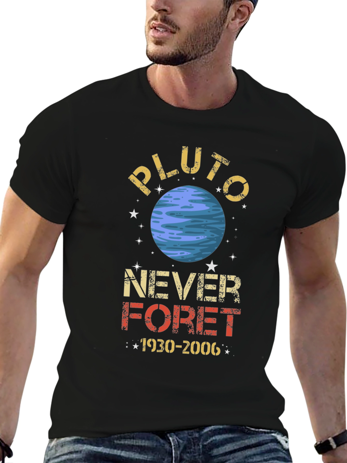 Pluto Never Forget Graphic Tee
