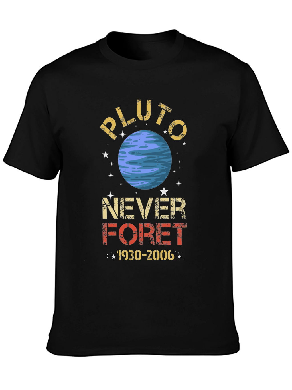 Pluto Never Forget Graphic Tee