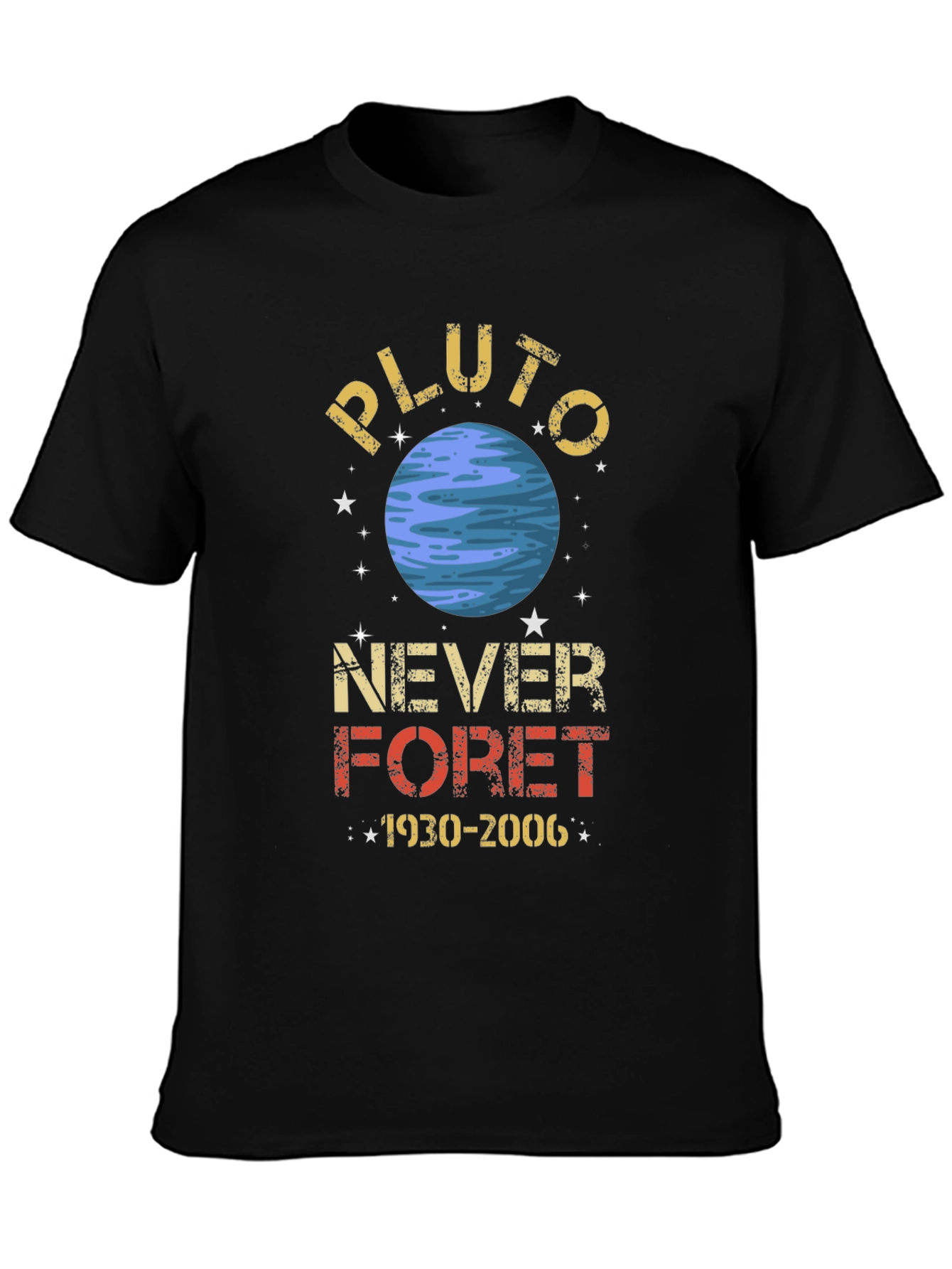 Pluto Never Forget Graphic Tee