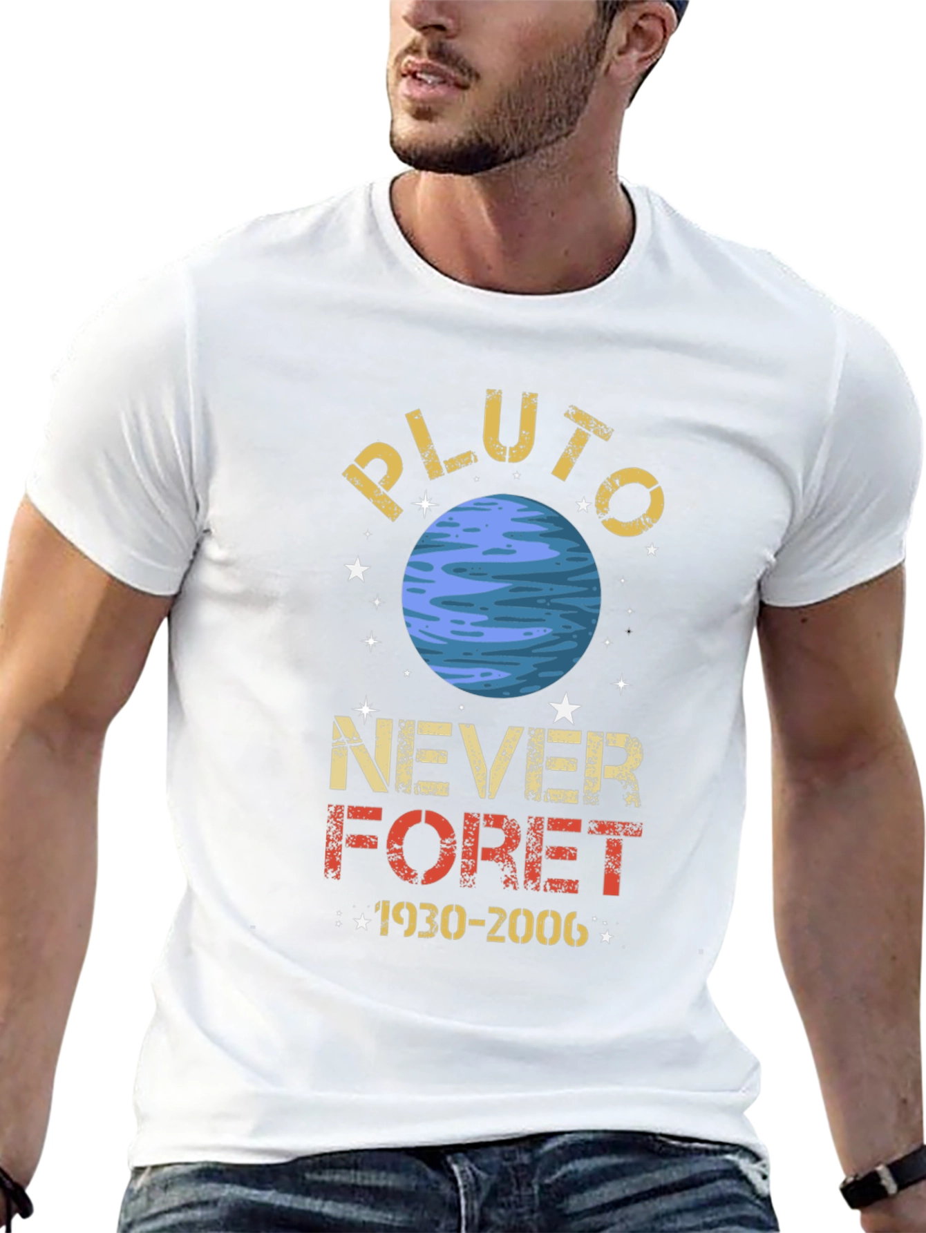 Pluto Never Forget Graphic Tee