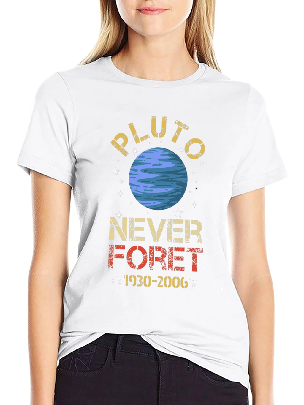 Pluto Never Forget Graphic Tee