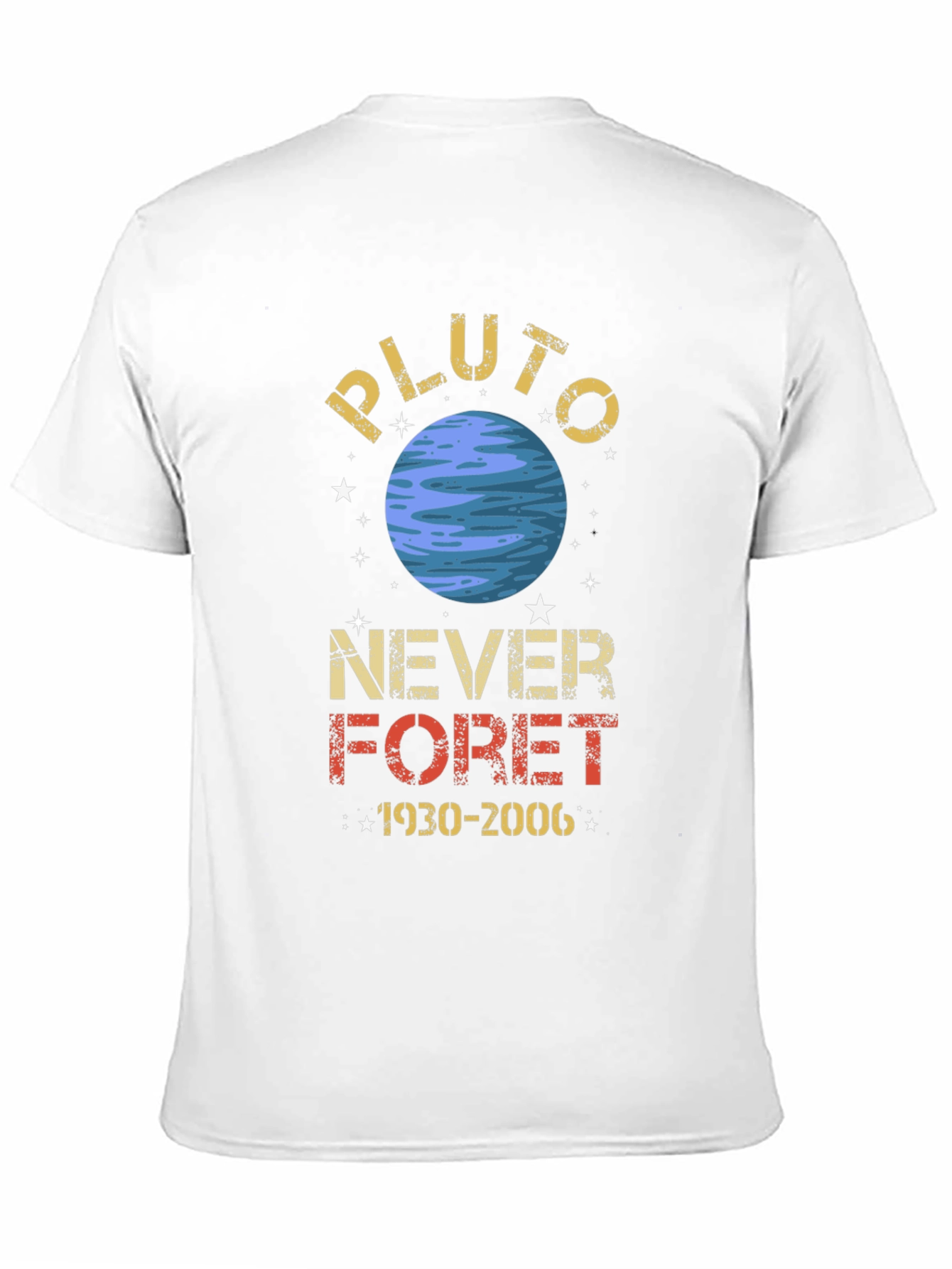 Pluto Never Forget Graphic Tee