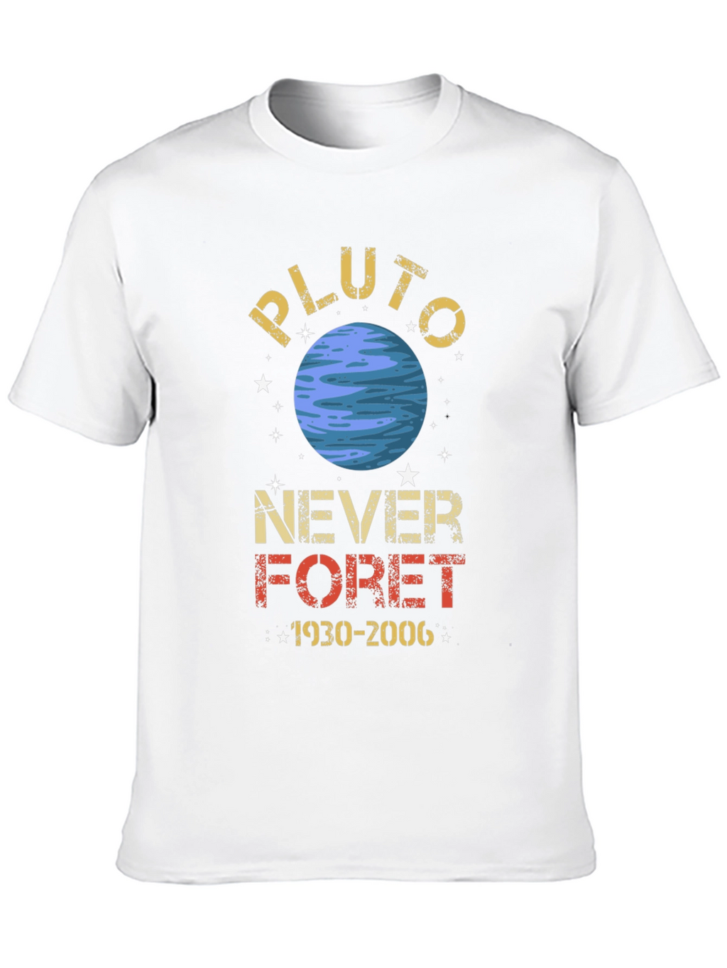Pluto Never Forget Graphic Tee