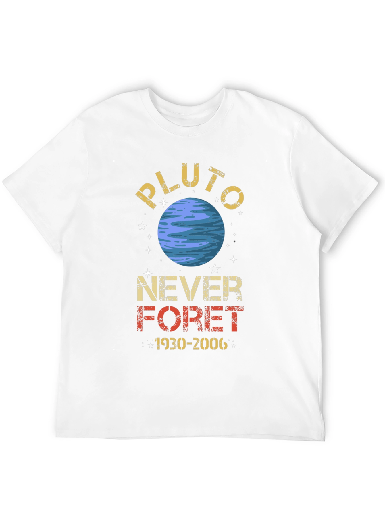 Pluto Never Forget Graphic Tee