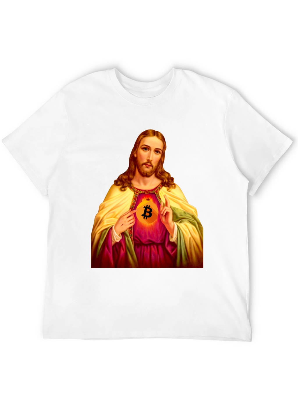Bitcoin Jesus T-Shirt - Faith & Crypto Style