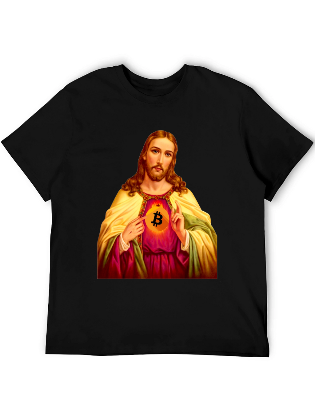 Bitcoin Jesus T-Shirt - Faith & Crypto Style