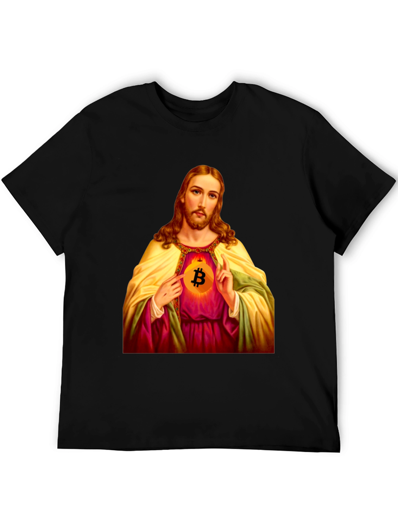 Bitcoin Jesus T-Shirt - Faith & Crypto Style
