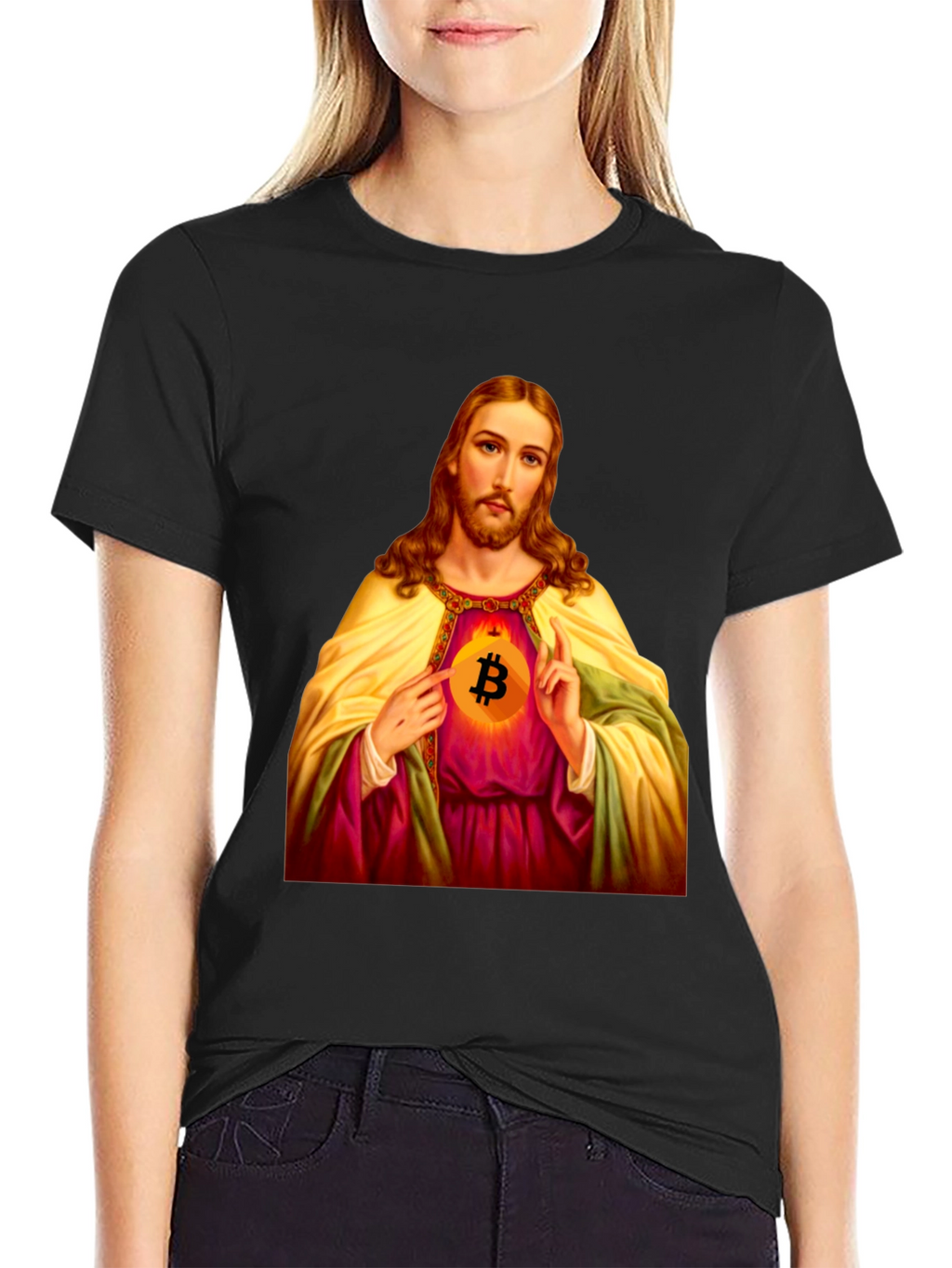 Bitcoin Jesus T-Shirt - Faith & Crypto Style