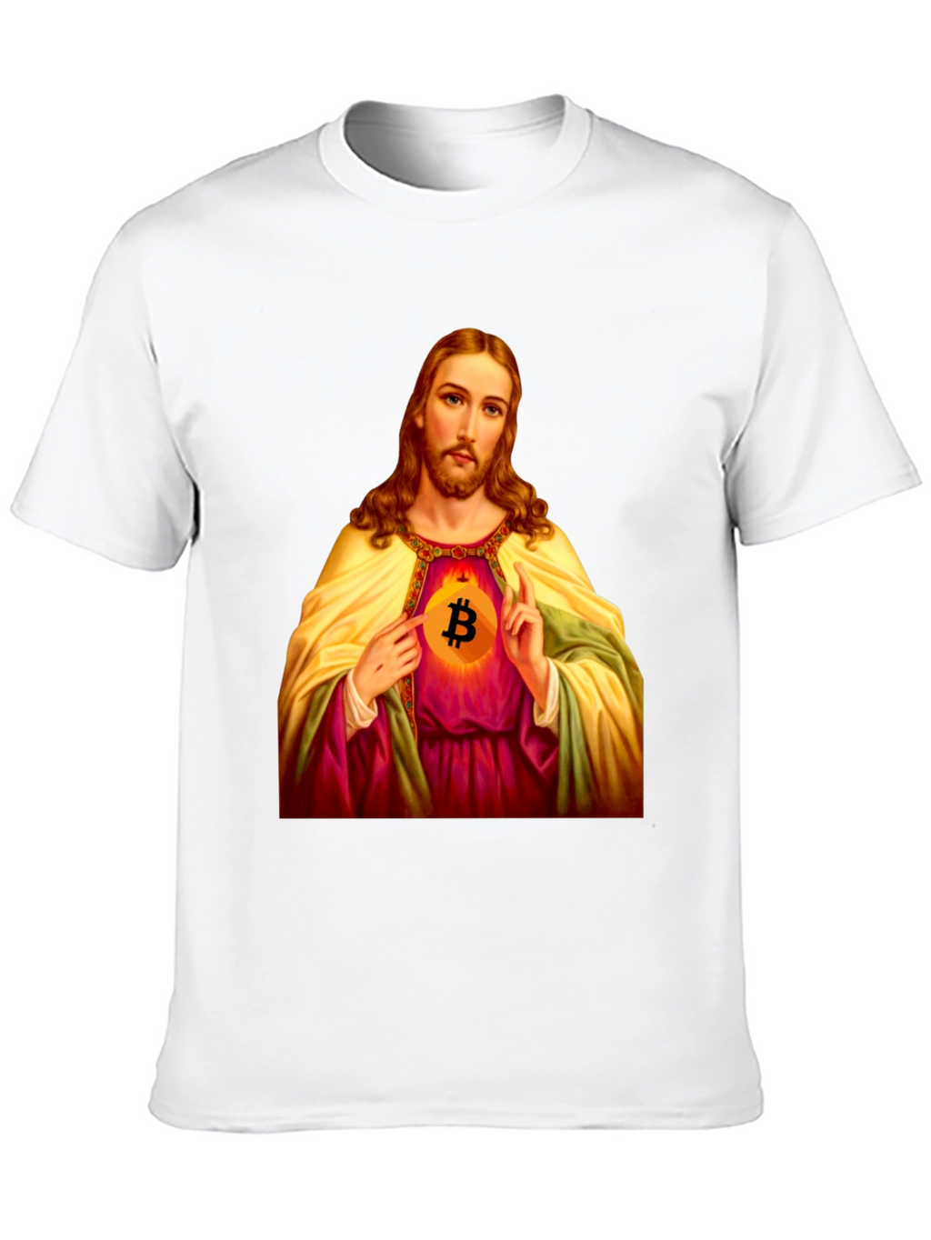Bitcoin Jesus T-Shirt - Faith & Crypto Style