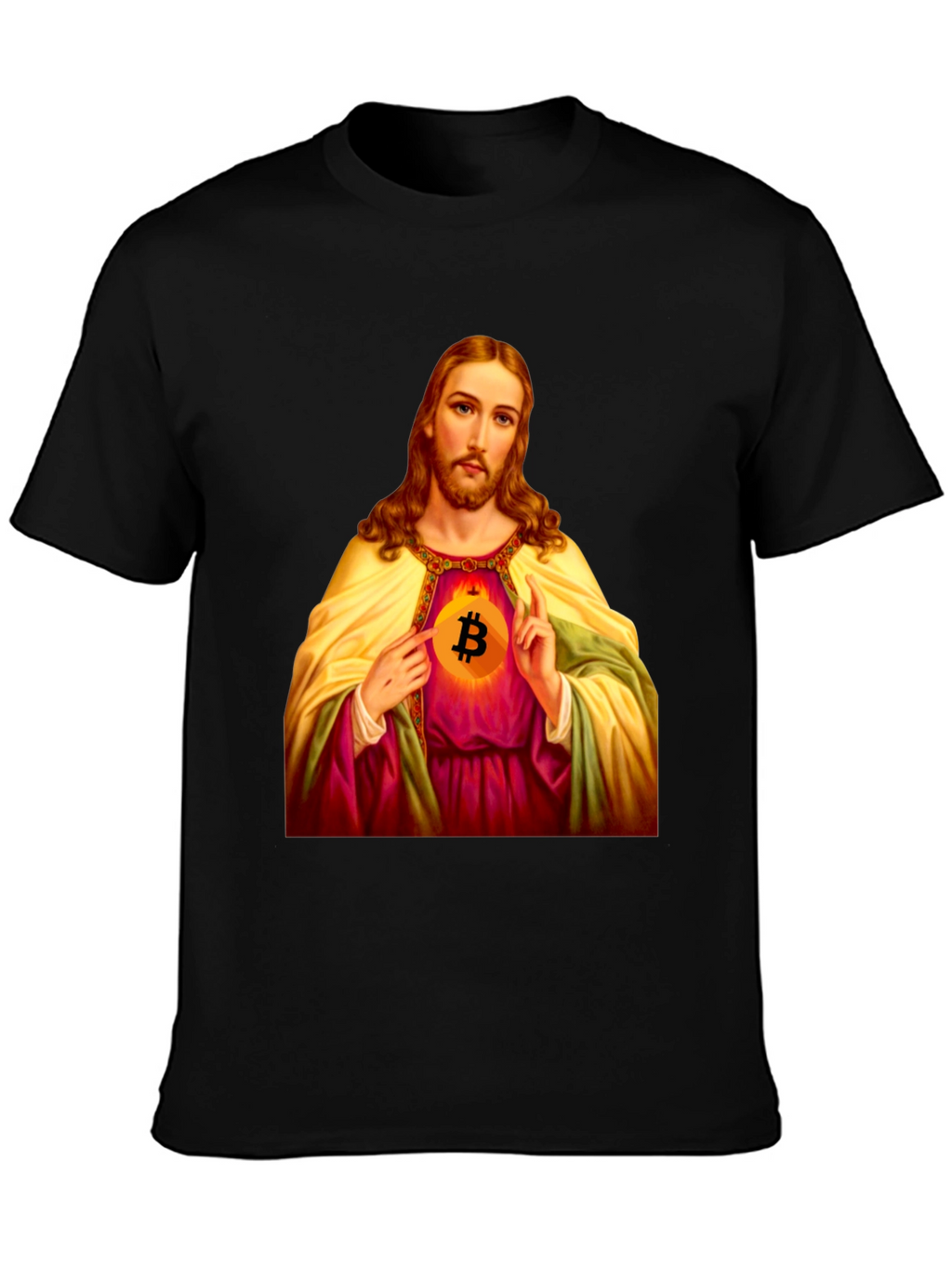 Bitcoin Jesus T-Shirt - Faith & Crypto Style