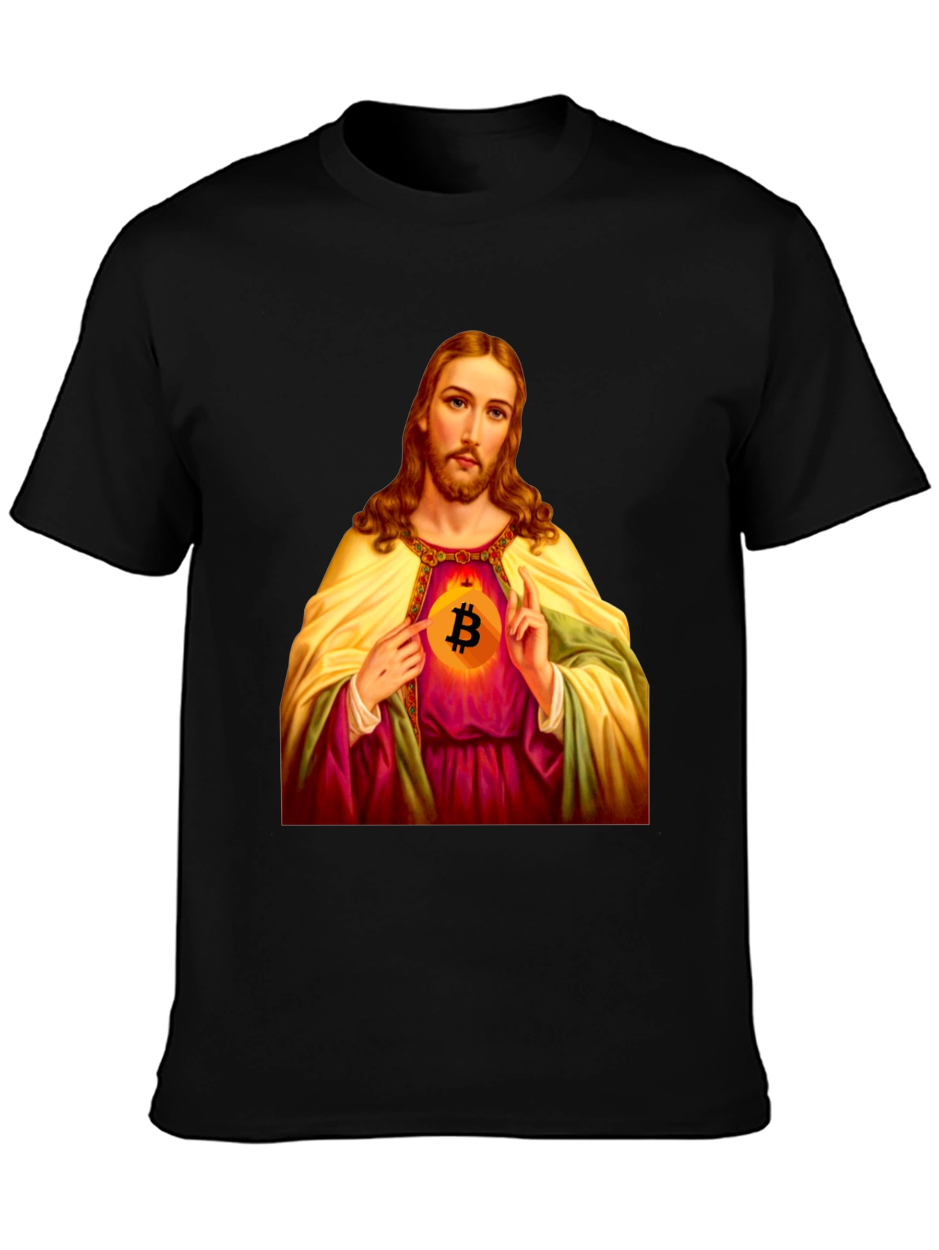 Bitcoin Jesus T-Shirt - Faith & Crypto Style