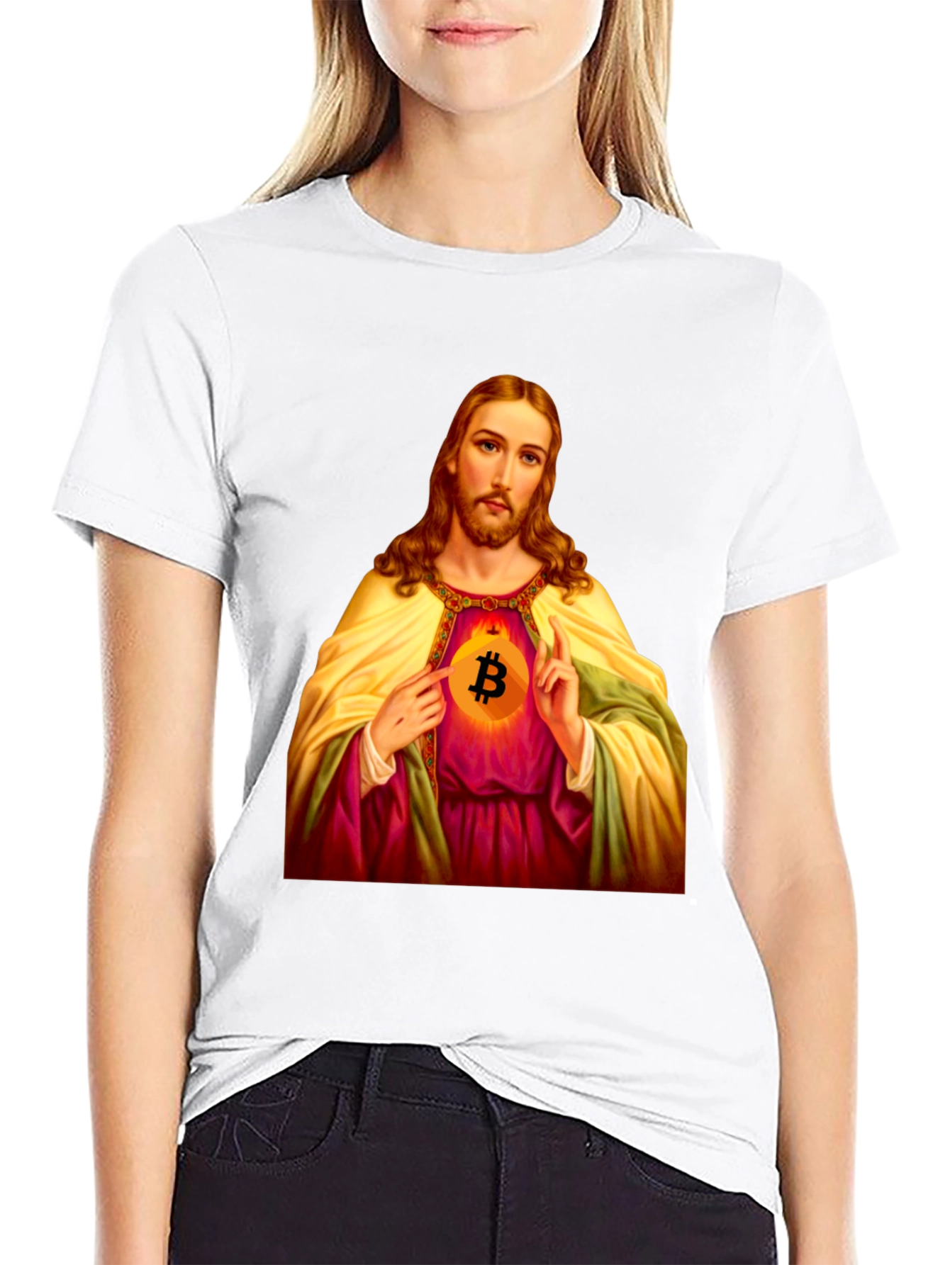 Bitcoin Jesus T-Shirt - Faith & Crypto Style