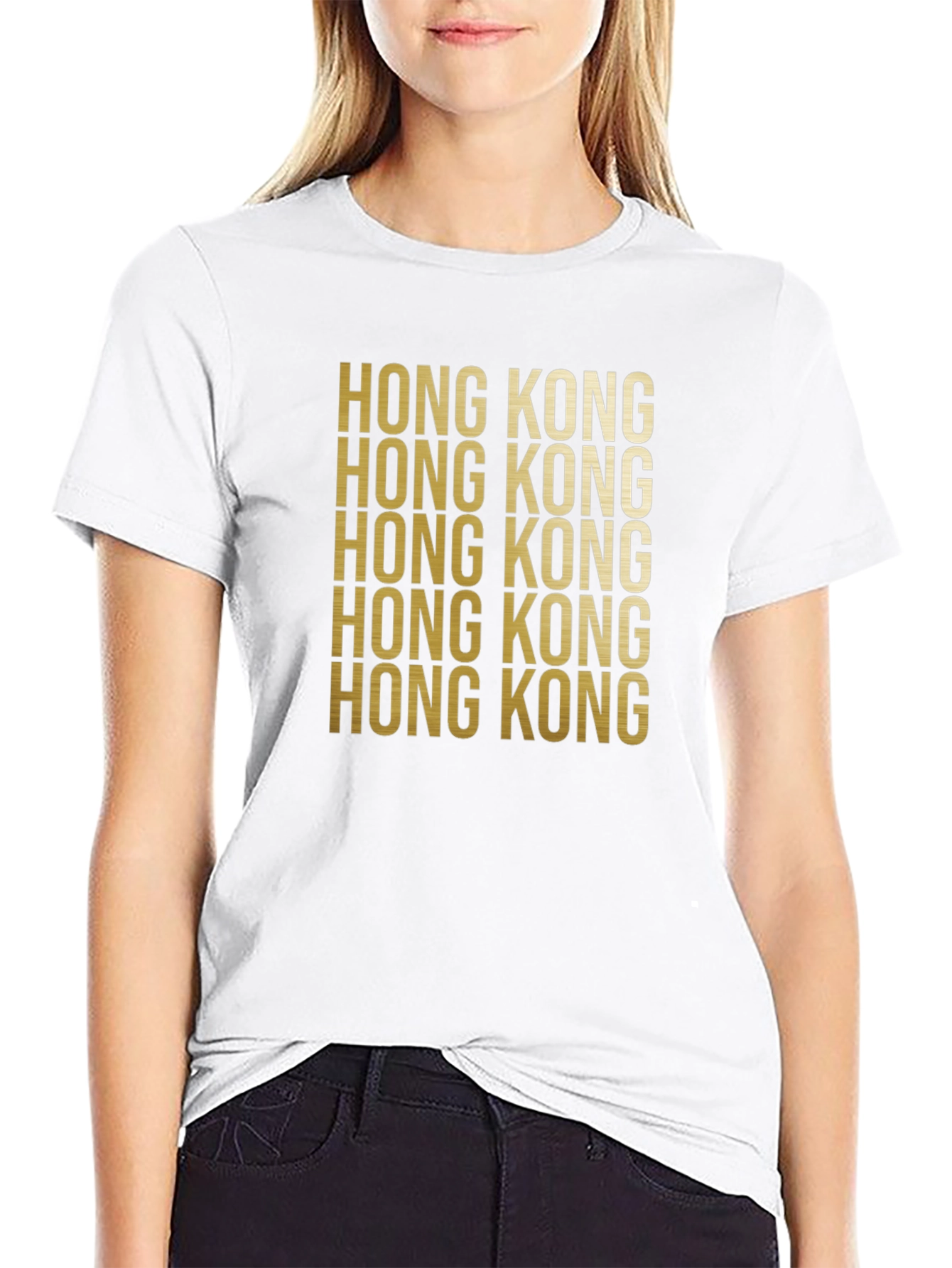 Hong Kong Graphic T-Shirt - Black