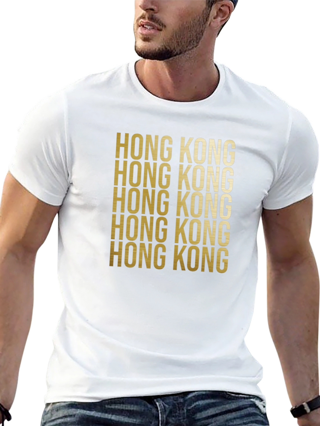 Hong Kong Graphic T-Shirt - Black