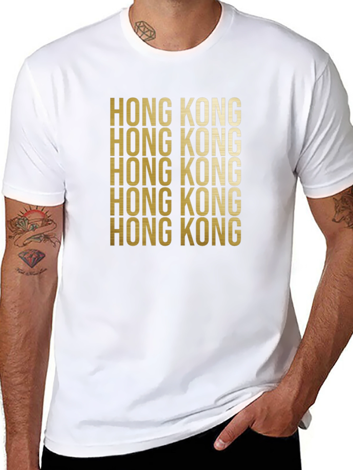 Hong Kong Graphic T-Shirt - Black