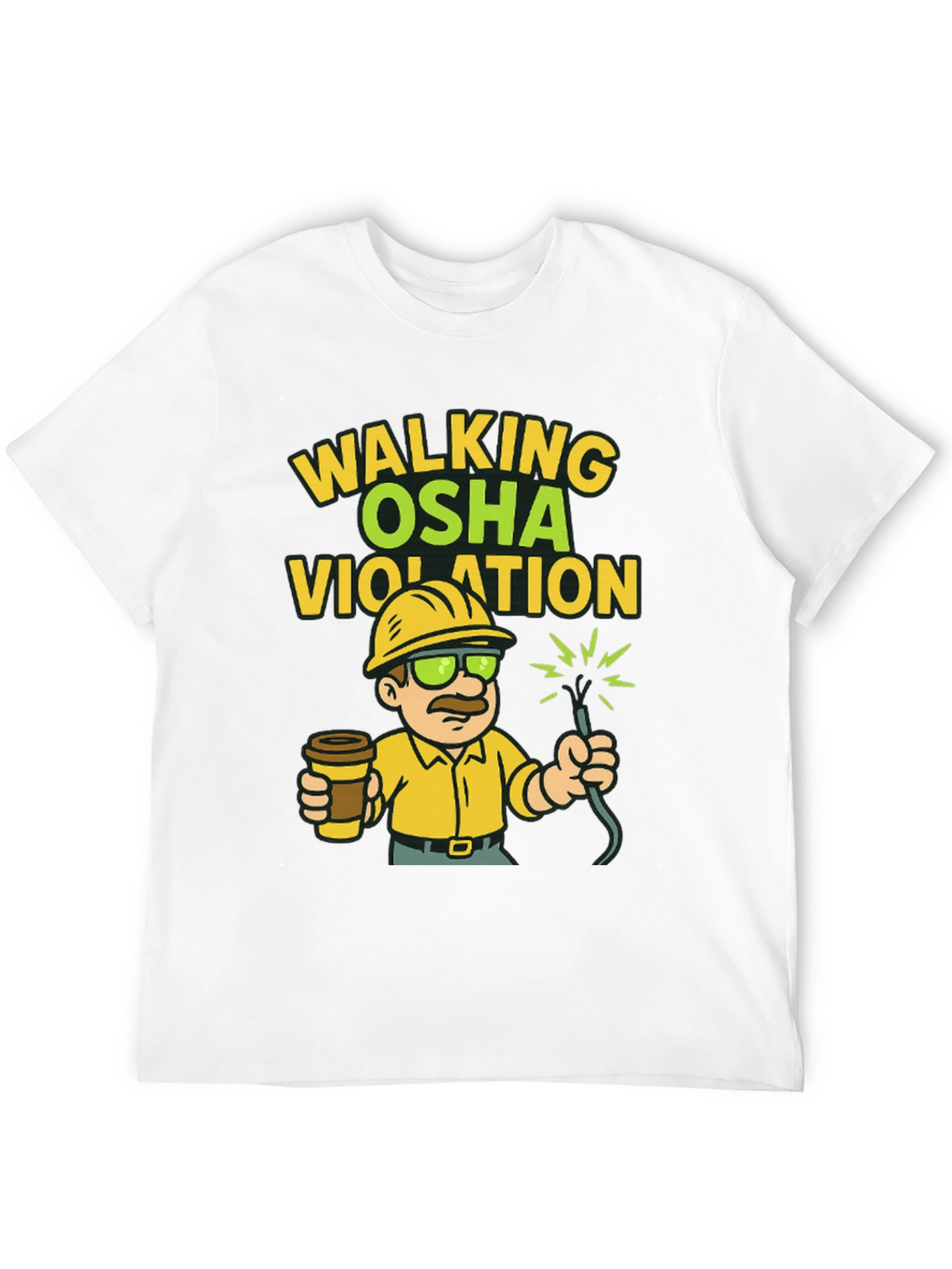 Walking OSHA Violation T-Shirt