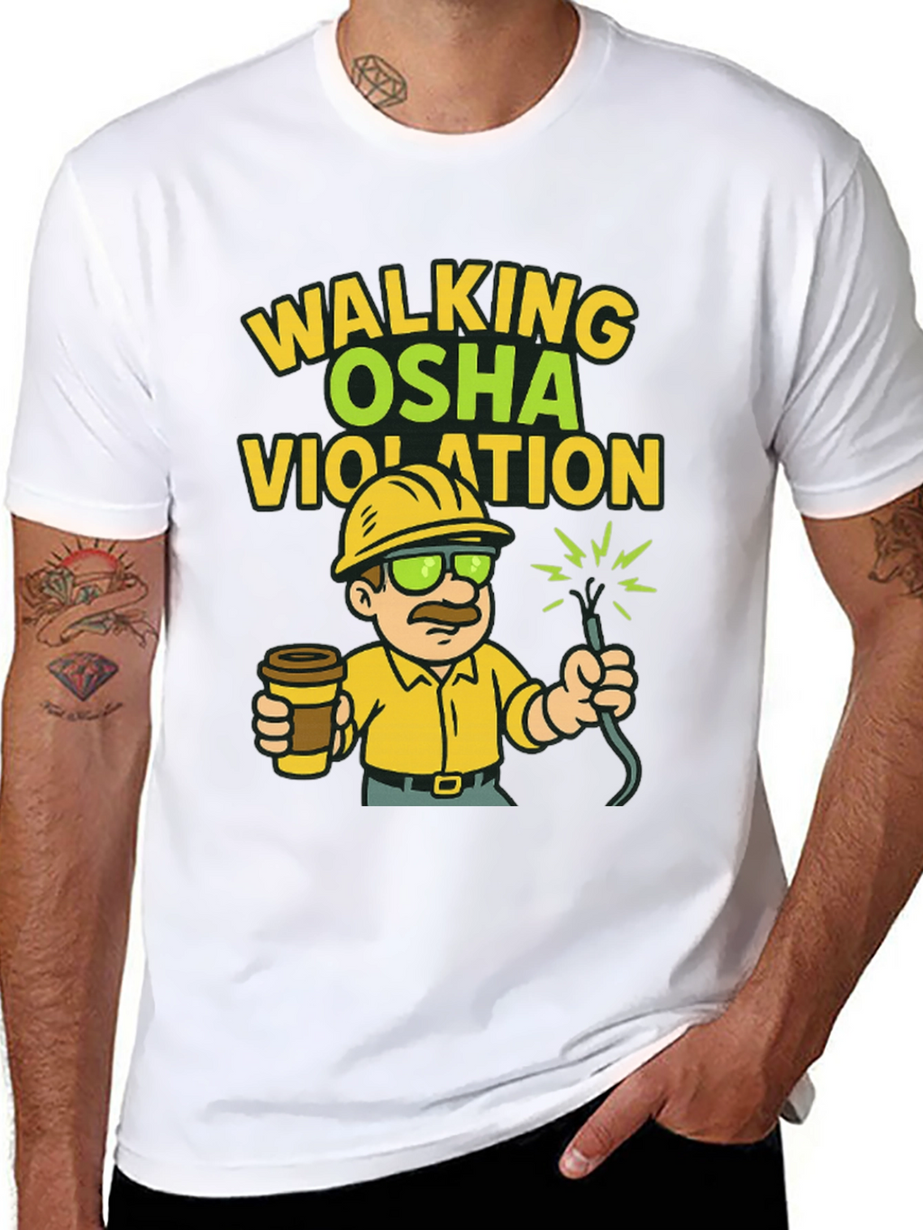 Walking OSHA Violation T-Shirt