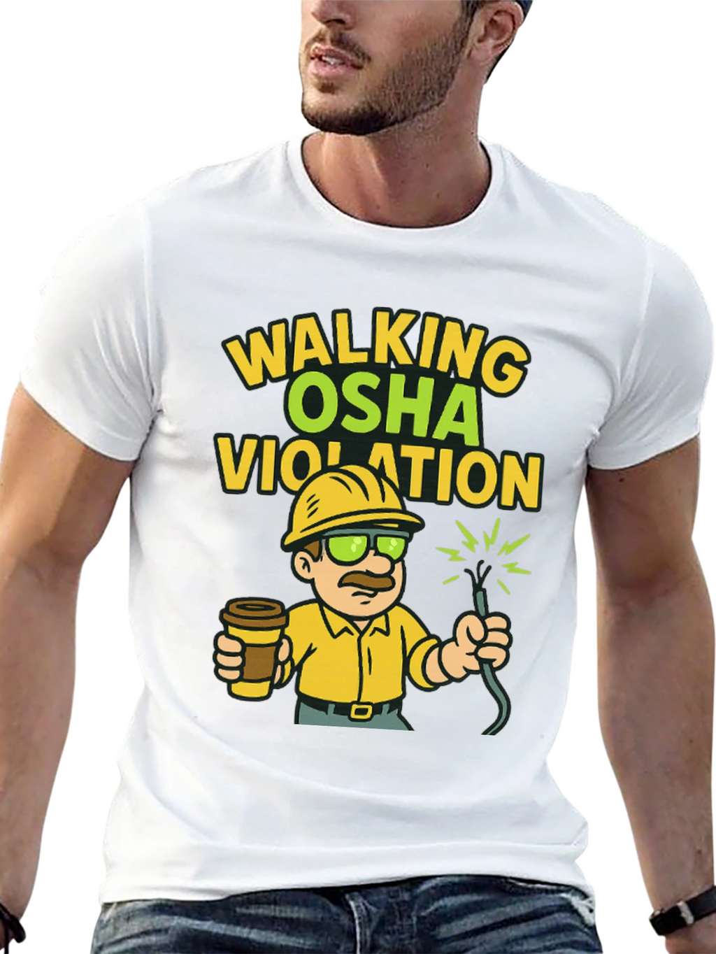 Walking OSHA Violation T-Shirt