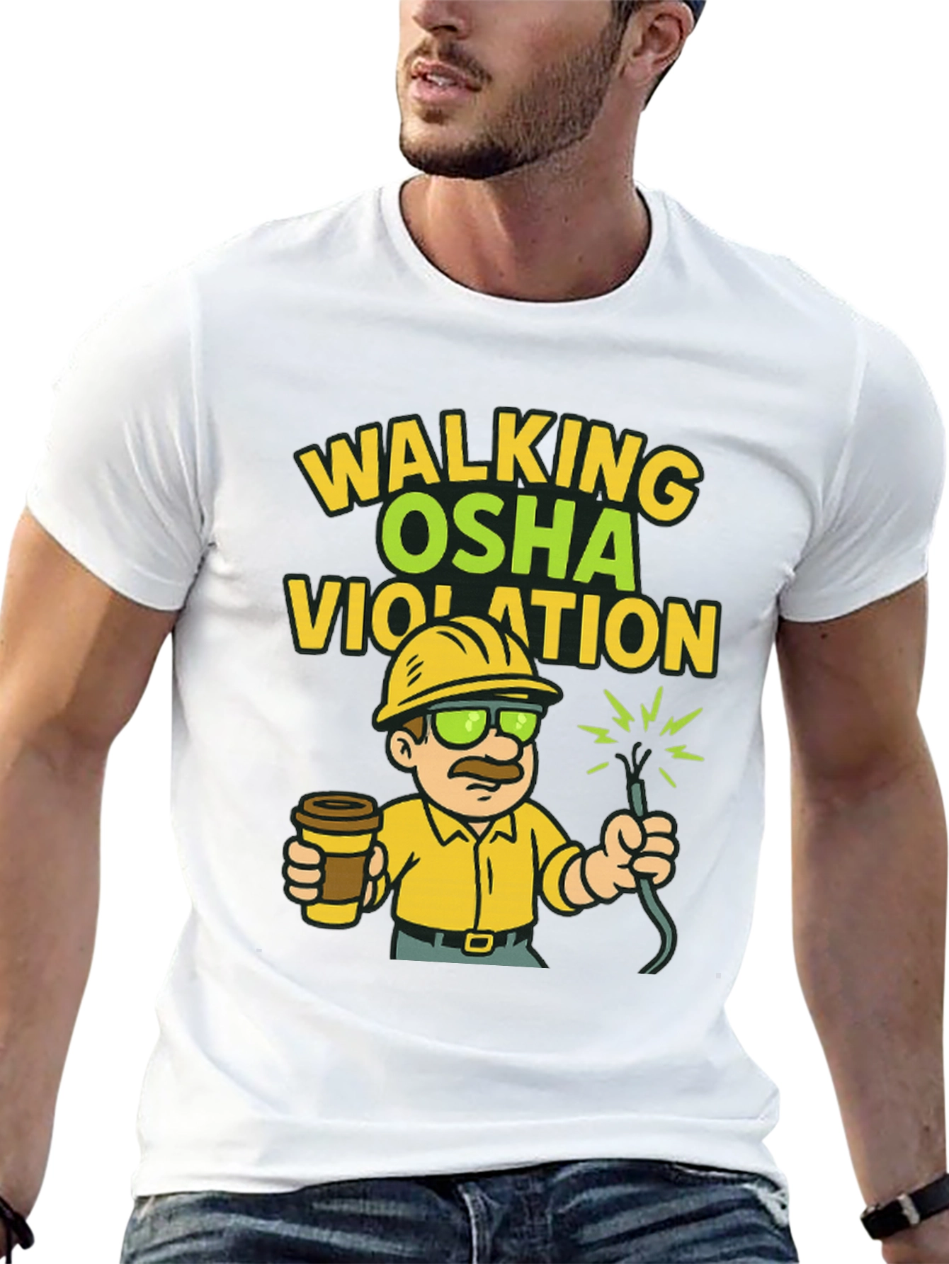 Walking OSHA Violation T-Shirt