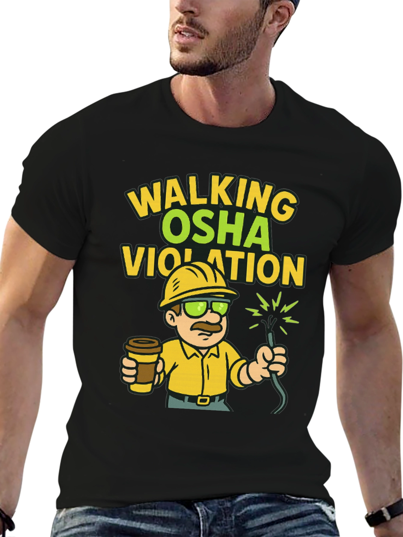Walking OSHA Violation T-Shirt
