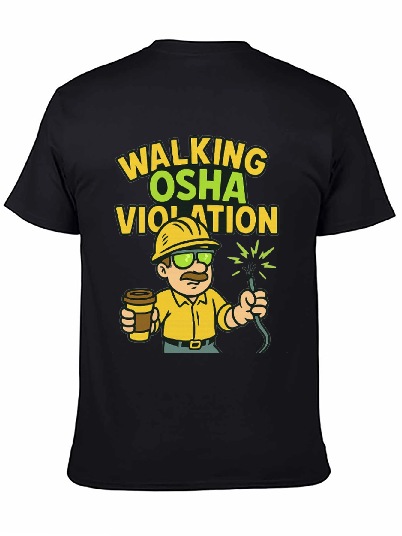 Walking OSHA Violation T-Shirt